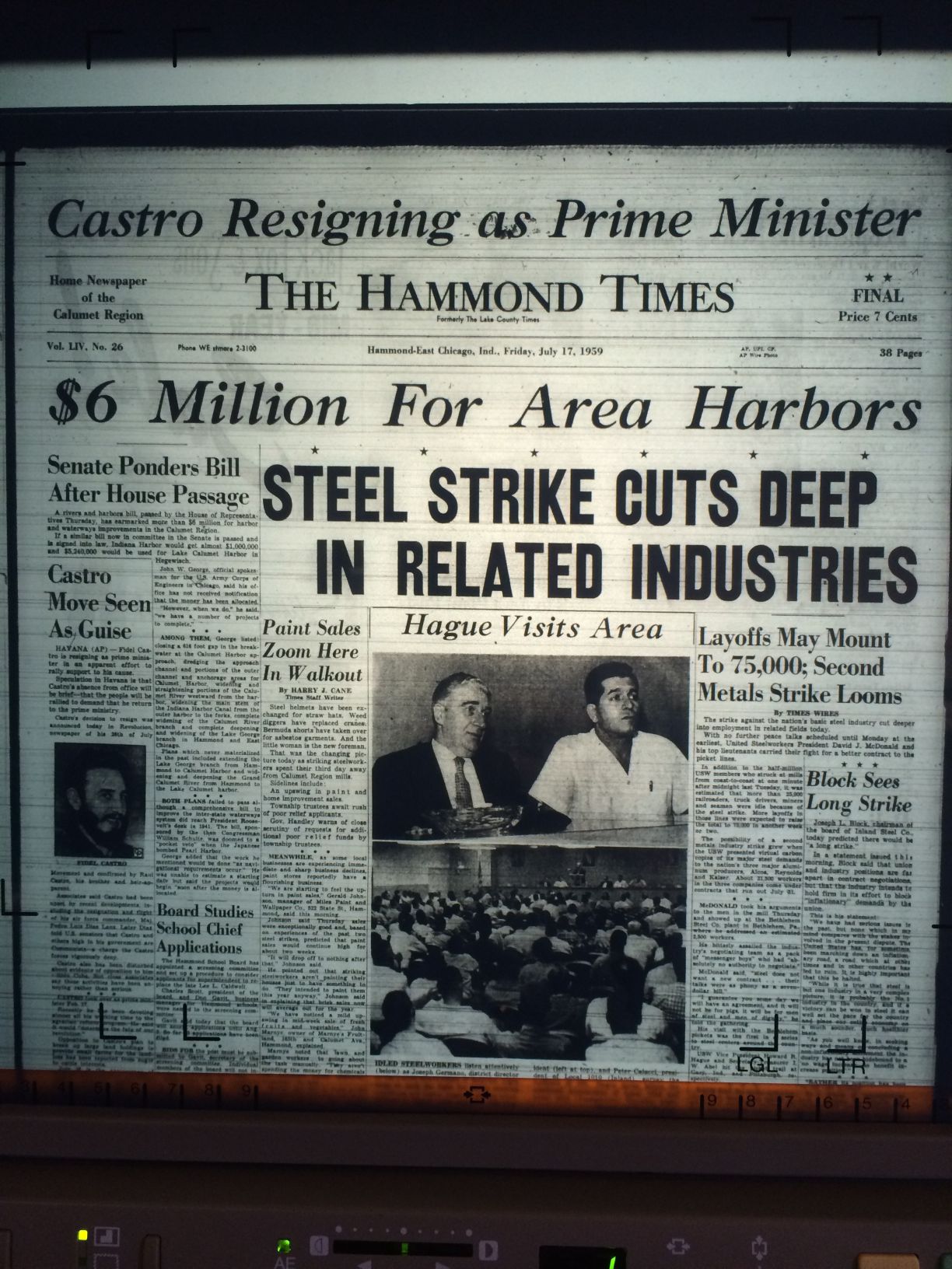 1959 steel strike